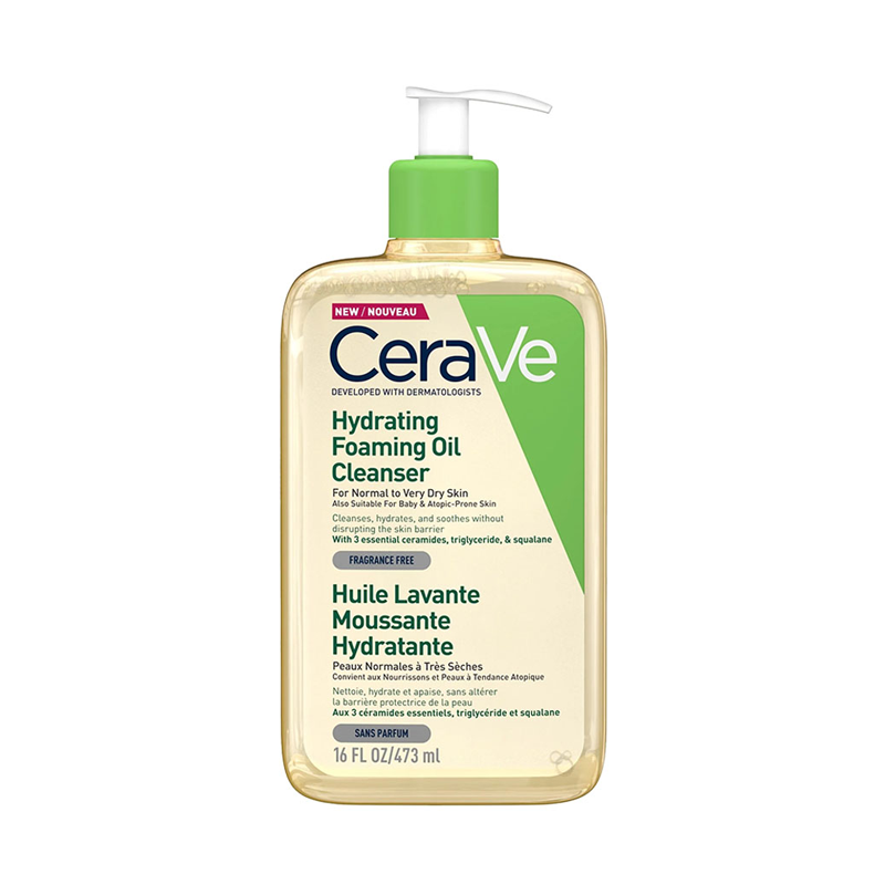 Huile Lavante Moussante Hydratante CeraVe