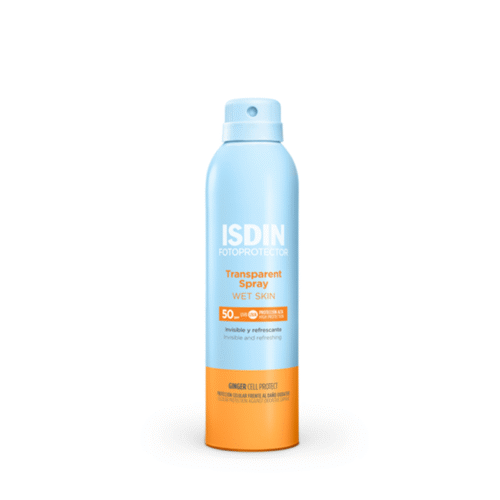Fotoprotector ISDIN Transparent Spray Wet Skin SPF 50