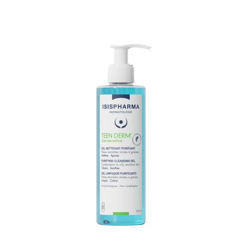Gel sensitive Teen Derm 250ml Isispharma