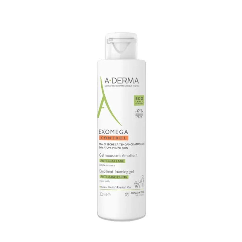 Gel moussant EXOMEGA CONTROL A-derma 200ml