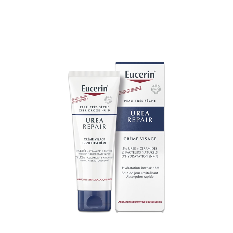 UreaRepair Crème Visage 5% d'Urée EUCERIN 50ml