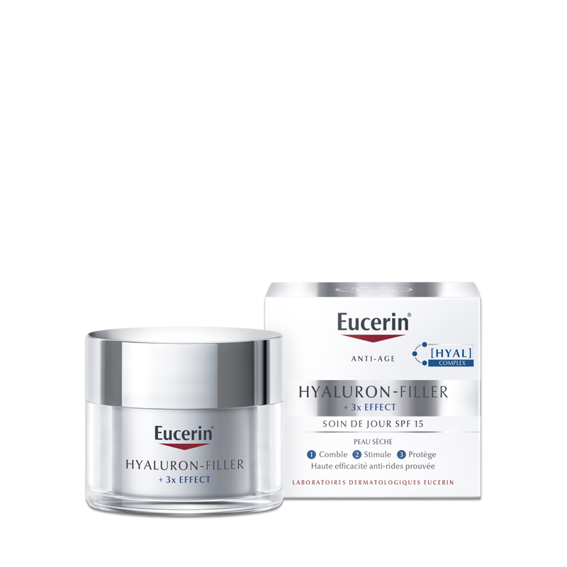 Hyaluron-Filler Day SPF 15 pour peaux sèches EUCERIN-50 ml