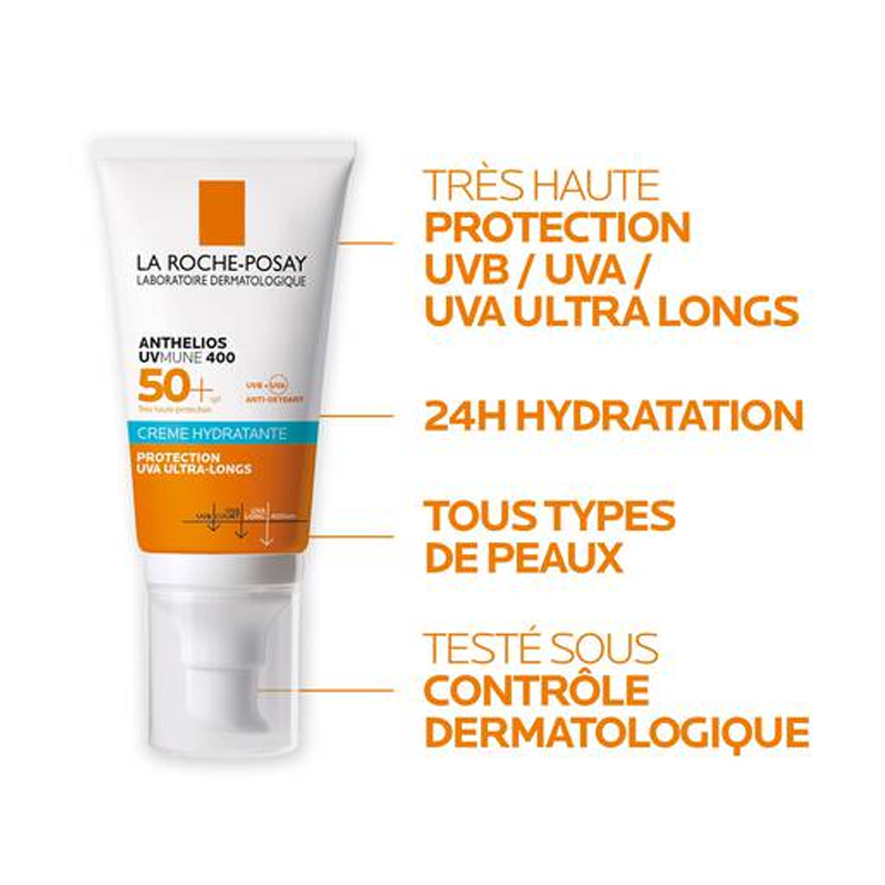 Anthelios UVMUNE 400 Crème solaire peau sensible La Roche Posay