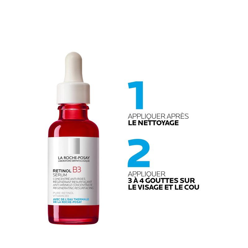 LA0177A Retinol B3 Sérum CONCENTRÉ ANTI-RIDES POUR PEAUX SENSIBLES 30ml