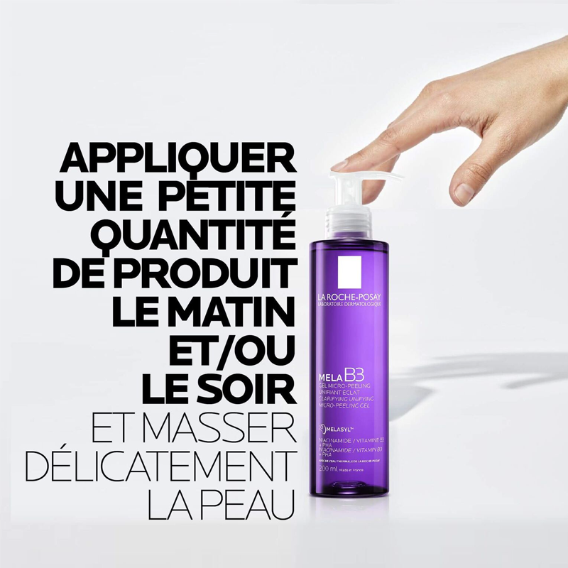 LA0182A MELA B3 - Gel Micro-peeling Unifiant Eclat Visage, 200ml