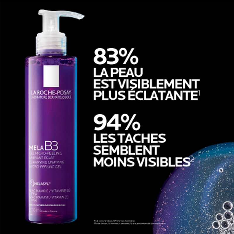 LA0182C MELA B3 - Gel Micro-peeling Unifiant Eclat Visage, 200ml